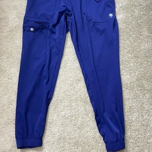 Navy scrub pants jogger style- new